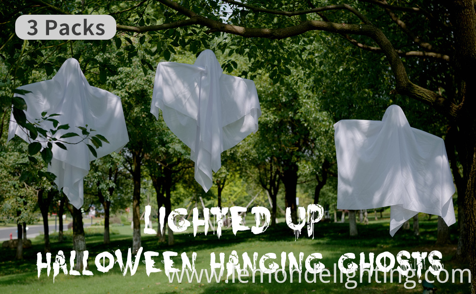 Ghostly Halloween Lights Decoration